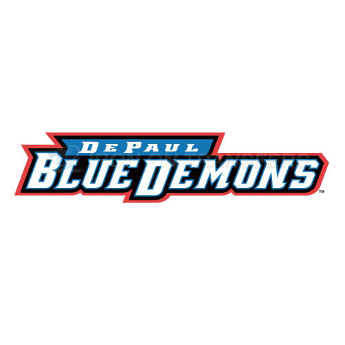 DePaul Blue Demons Logo T-shirts Iron On Transfers N4272 - Click Image to Close